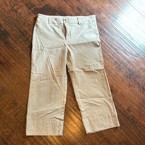 Chico’s  Trapunto Wide Leg Cropped Pants size 2.5 ( size 14)